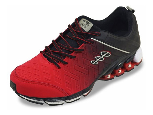 Imagem 1 de 3 de Tênis Masculino Black Free Evolution 21300111 - Vermelho