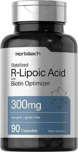 R Ácido Lipoico 300 Mg Estabilizado 90 Capsulas Horbaach