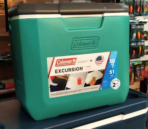 Imagen 4 de 10 de Conservadora Coleman 30qt Excursion Manija Heladera Camping
