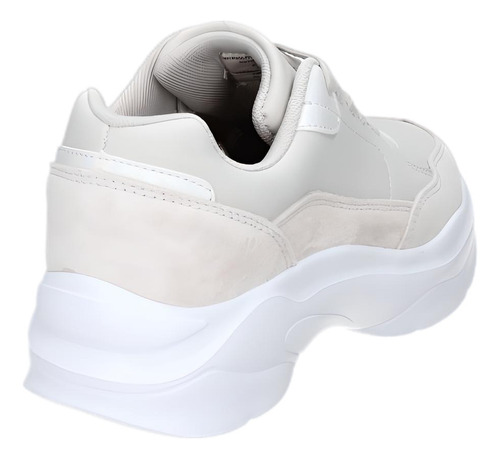 Zapatilla Mujer Plataforma Pollini C164 Sas Blanco