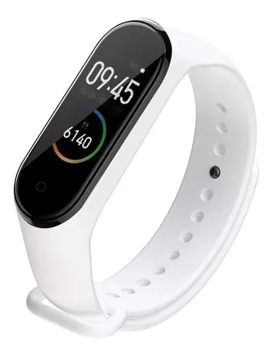 Smart Band Malla Blanca Inteligente Deportes Android iPhone