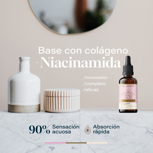 Imagen 5 de 7 de Serum Facial 50ml 10% Niacinamida Y Colageno Hidrolizado