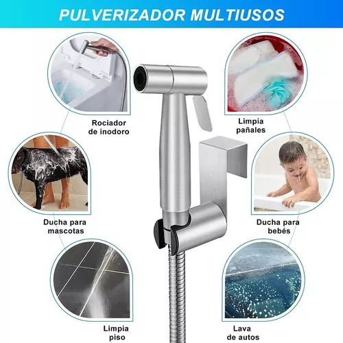 Zh Bidet Pulverizador Para Inodoro,bidé Mano Con Soporte