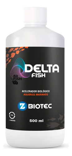 Acelerador Biológico Delta Fish Aquário Marinho Coral 500ml