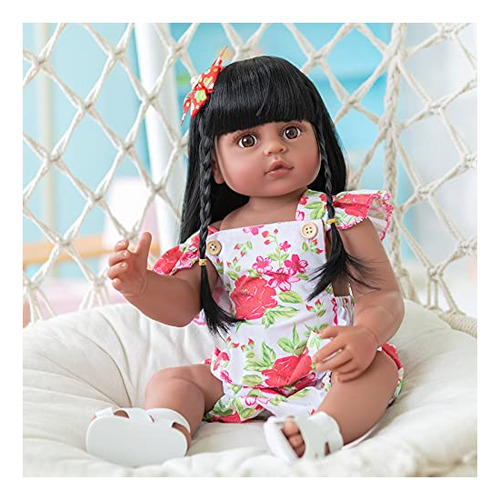 Angelbaby Reborn Toddle Doll Girl Black, 24 Pulgadas Tblfa