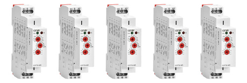 5 Relés De Retardo De Apagado Geya Grt8-m1, 16 A Ac/dc12 V-2