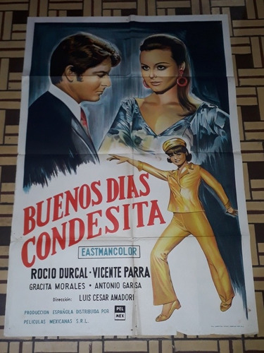 Buenos Días Condesita Afiche Rocío Durcal Vicente Parra H24 (Usado)