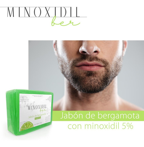 1 Bálsamo 50ml Y Jabón 100g Minoxidil 5% Con Bergamota