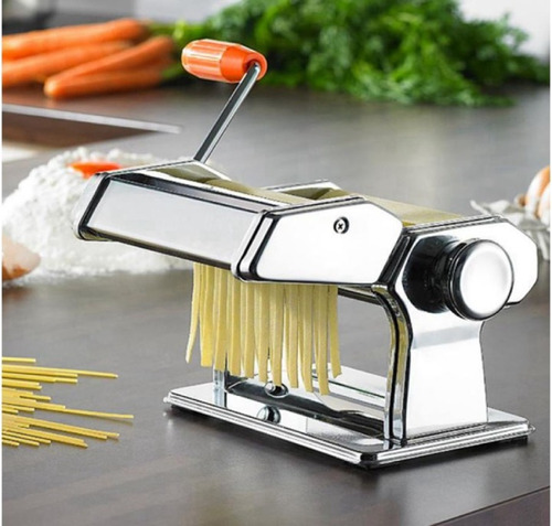 Máquina P/ Macarrão De Fazer Massas Manual Talharim Aço Inox