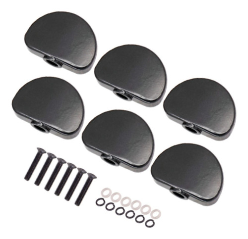 6x Botones De Clavija De Ajuste De Guitar