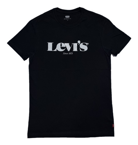 Remera Levi's Graphic Set In Neck Vintage Logo Black