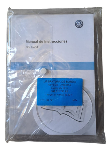 Manual De Instrucciones Vw Gol Trend Original Nuevo