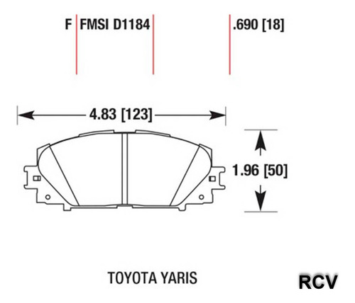 Balatas Disco Delantera Para Lexus Ct200h 2013