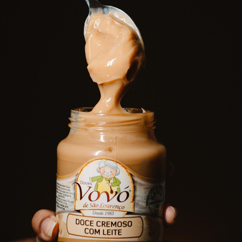 3x Doce Cremoso De Leite Vovó De São Lourenço 650g