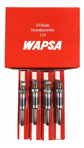 Bujias Incandescentes Wapsa Para Fiorino Furgon 1.7 Diesel