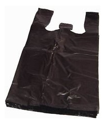 Bolsa Plastico Para Camiseta Ct Color Negro