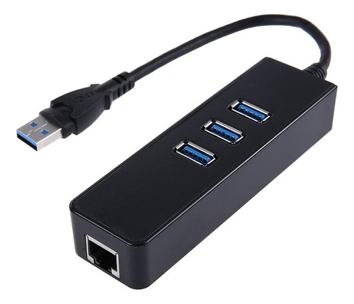 Adaptador Ethernet Usb 3.0 A Rj-45 Gigabit Mas 3 Port Usb