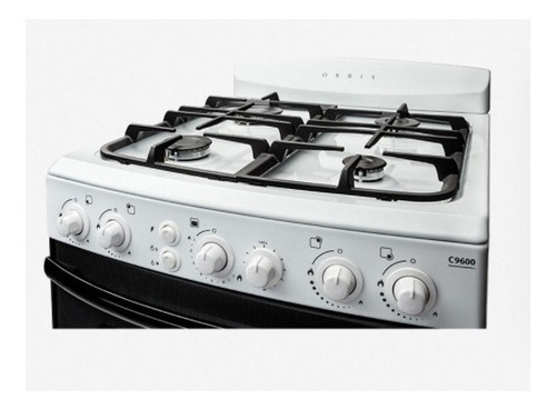 Imagen 4 de 6 de Cocina Orbis Serie 3 Blanca 55cm Termostato 968bc3 Digiya