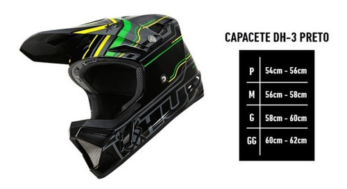 Pad Forro Sobressalente Para Capacete Hupi Dh-3 - Pp - Preto