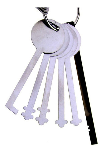 Imagen 2 de 6 de Kit Juego 16 Ganzúas De Chapa Para Auto O Cilindros
