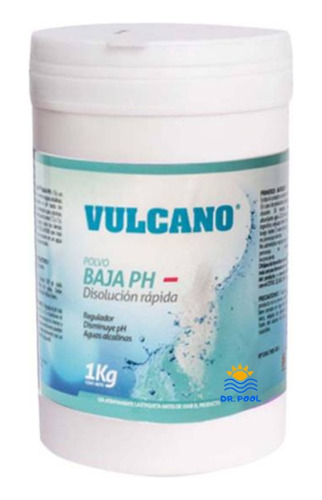 Baja Ph Vulcano Pote 1kg X 10 Unidades - Doctorpool