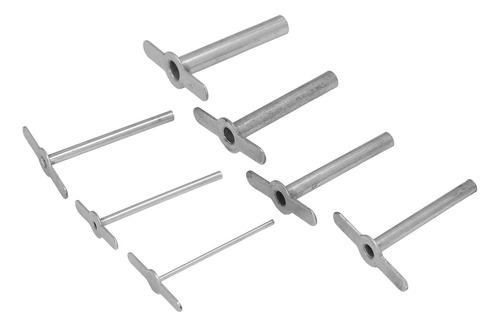 Juego De 3 Tapones De Goma Manuales De Acero Inoxidable Para