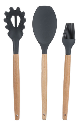 Juego De Utensilios De Cocina De Silicona, 9 Piezas, Antiadh