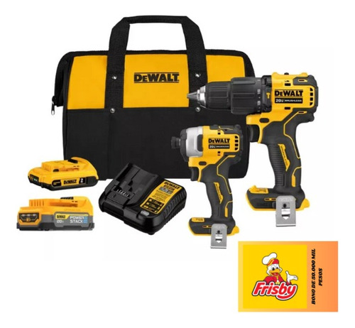 Taladro Inalámbrico 1/2 + Atornillador 1/4  Dewalt Dck279d1e