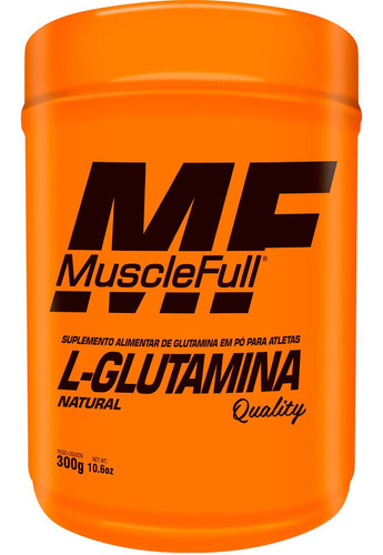 L Glutamina Natural 300g Quality Muscle Full Original Sabor Natural