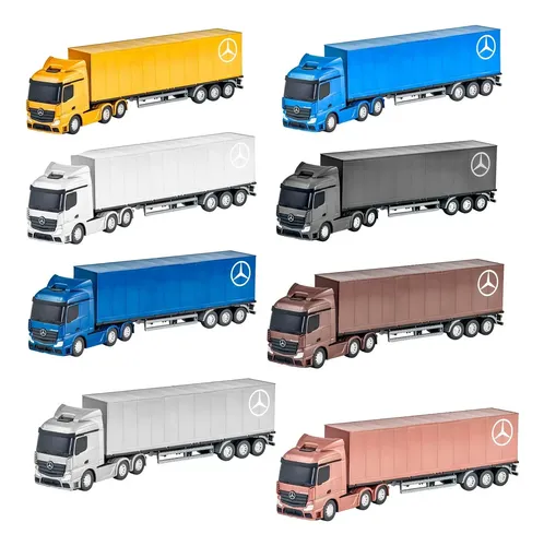 Brinquedo Caminhão Modelo Mercedes-benz Actros Evolution