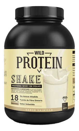 Proteína En Polvo Shake Wild Foods 18g Vainilla 1 Kg