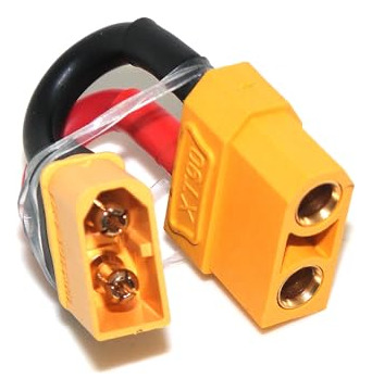 Adaptador Xt60 A Xt90 Con Cable 12awg - Conexin Segura