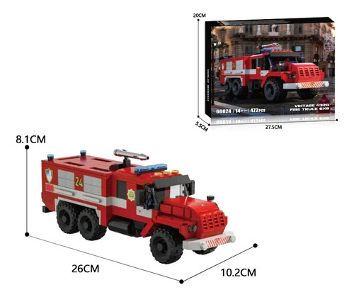 Bloques De Construcción De Camiones De Bomberos Urbanos, Mod