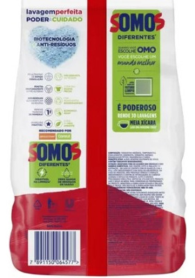 Sabão Em Pó Omo Lavagem Perfeita 2,4kg Rende 30 Lavagem