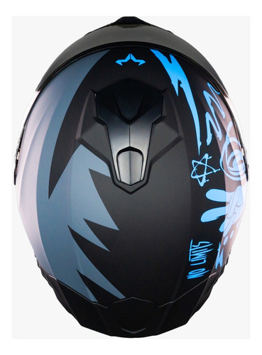 Casco Edicion Especial Xbull Vibes Azul Deportivo Certificad