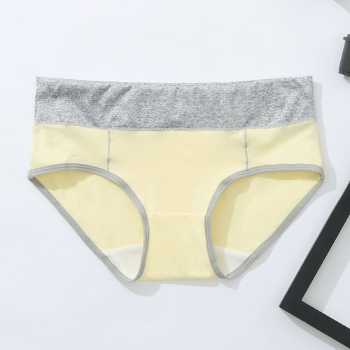 Calzoncillos Transpirables De Retazos De Colores Para Mujer,
