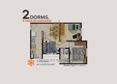 Imagem 12 de 13 de Apartamento 2 Dormitórios Para Venda Em Hortolândia, Jardim Do Bosque, 2 Dormitórios, 1 Banheiro, 1 Vaga - Viva_1-1678791