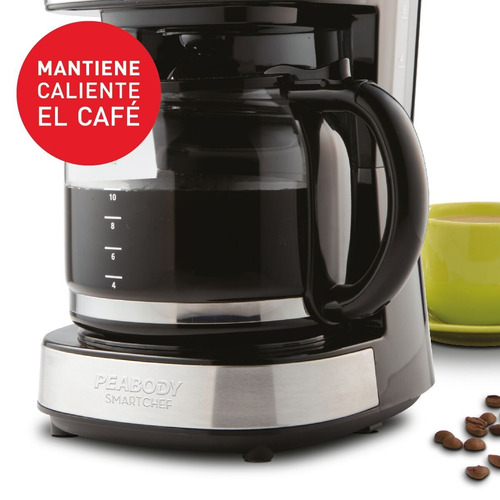 Imagen 5 de 10 de Cafetera Por Goteo Digital Timer 1.8l Peabody Pe-ct4207 Full