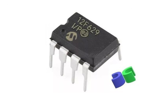 10pç - Microcontrolador - Pic12f629-i/p   Original
