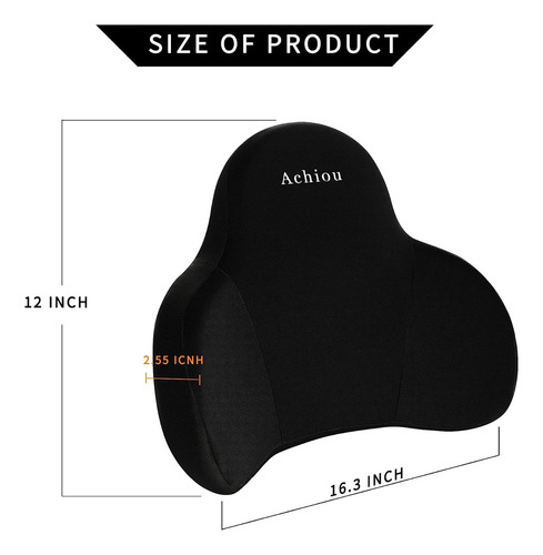 Almohada De Apoyo Lumbar Para Silla