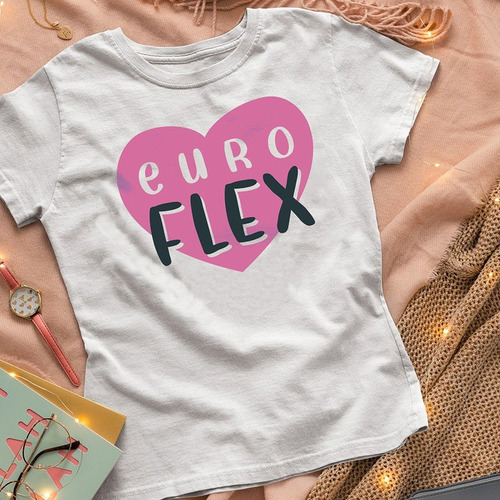 Imagen 2 de 7 de Vinilo Textil Termostransferible Pu - Euro Flex Premium