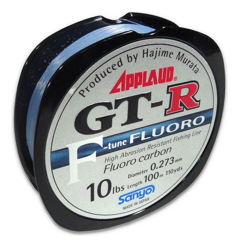 Linha Fluorcarbon Applaud Gt-r F-tune - 10lb - 0.273mm 100m