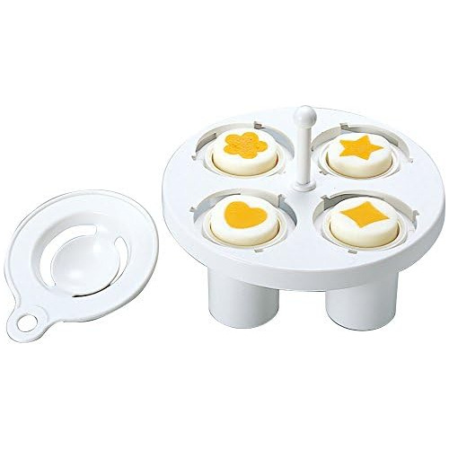 Bentousa Decorative Hard Boiled Egg Yolk Mold 4 Shapes ...