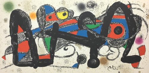 Joan Miró, Litografía Certificada