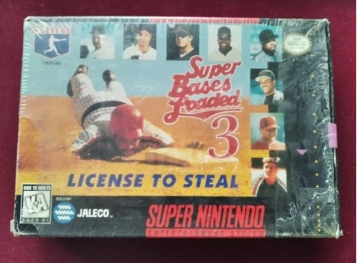 Super Bases Loaded 3 ( Juego Super Nintendo Snes ) 25v (^o^)