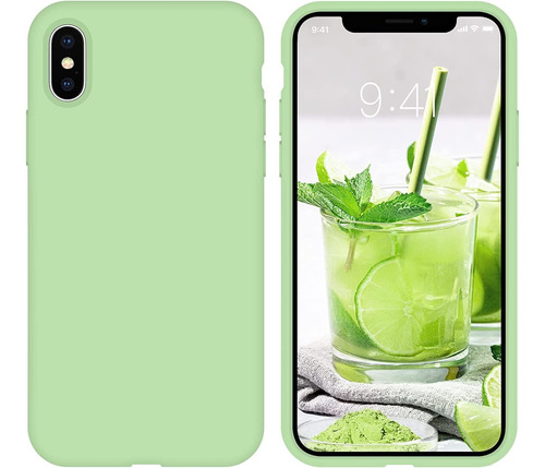 Funda Zvastt Para iPhone XS/x 5.8 (verde Claro)