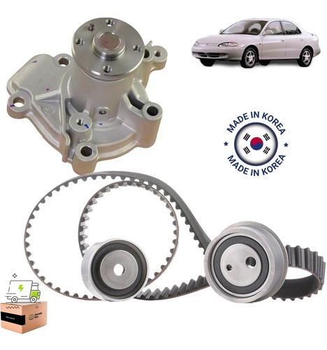Imagen 1 de 1 de Kit Distribución + Bomba Agua Para Elantra J2 1.6 G4gr 96 00
