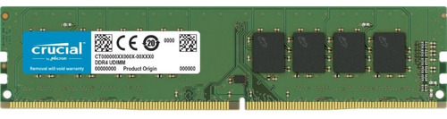 Memoria RAM gamer color verde 8GB 1 Crucial CT8G4DFRA32A