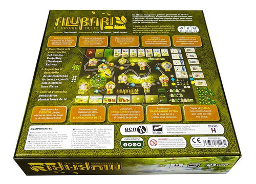 Imagen 3 de 3 de Juego De Mesa Alubari El Aroma Del Té Albr