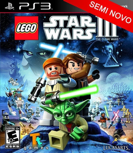 Lego Star Wars 3 Ps3 Mídia Física Seminovo